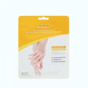 Фото Маска рукавички для рук Vita Solution 12 Brightening Hand Care Pack, JIGOTT - 2 шт*7 мл