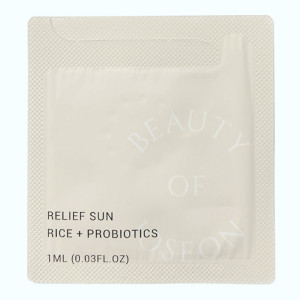 ПРОБНИК Сонцезахисний крем із пробіотиками RELIEF SUN: RICE + PROBIOTICS Sample, Beauty of Joseon - 1 мл