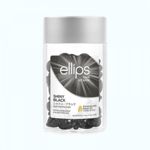 Фото Вітаміни для волосся Нічне сяйво з горіховою олією кукуї та олією алое вера, ELLIPS (Індонезія) - 50x1мл
