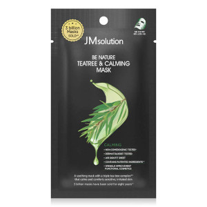 купити Тканинна маска заспокійлива з чайним деревом Be Nature Teatree & Calming Mask, JMSOLUTION - 1 шт.