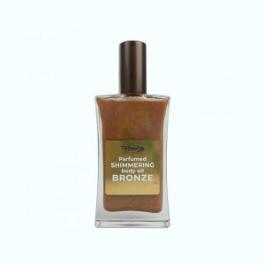 Олія суха для тіла мерехтлива парфумована Бронза (скло), Top Beauty - 100 мл