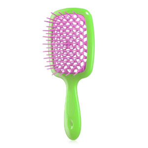 Придбати оптом Гребінець SUPER BRUSH зелений з фуксією, Janeke