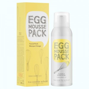 Фото Очищаюча мус-маска для обличчя з яєчним жовтком та білком Too Cool For School Egg Mousse Pack - 100 мл