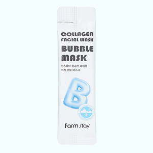 Маска для вмивання з колагеном Collagen Facial Wash Bubble Mask, FarmStay - 5 мл