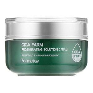 Придбати оптом Крем для обличчя з центеллою FARMSTAY CICA FARM REGENERATING SOLUTION CREAM - 50 мл