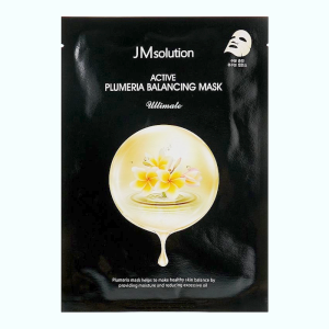 Придбати оптом Зволожуюча тканинна маска з плюмерією JMSOLUTION ACTIVE PLUMERIA BALANCING MASK ULTIMATE - 30 мл
