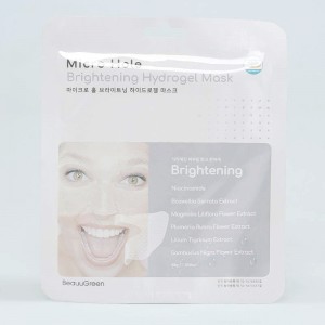 Фото Освітлююча маска для обличчя Beauugreen Microhole Clear Brightening Hydrogel Mask - 28 г