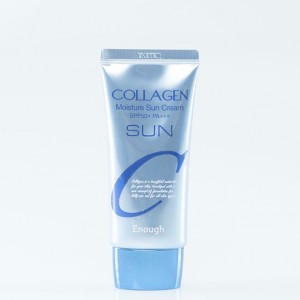Сонцезахисний крем для обличчя з колагеном Enough Collagen Moisture Sun Cream SPF50 + PA +++ - 50 г