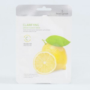 Придбати оптом Есенціальна маска для обличчя з лимоном Beauugreen Lemon Essence Mask - 23 мл