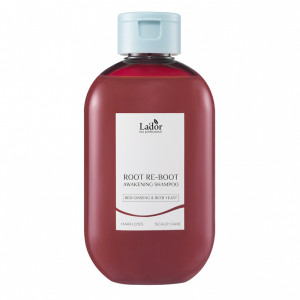 Придбати оптом Шампунь для росту волосся Root Re-Boot Awakening Shampoo Red Ginseng & Beer Yeast, Lador - 300 мл