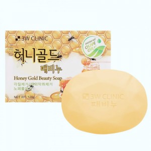 Фото Мило з екстрактом меду 3W Clinic Honey Gold Beauty Soap, 120 гр
