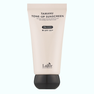 Освітлювальний сонцезахисний крем з олією таману Tamanu Tone-up Sunscreen SPF 50, Lador - 50 мл