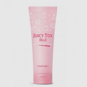 Фото Пінка для вмивання з інжиром та грейпфрутом TRIMAY Juicy Tox Red Cleansing Foam - 120 мл