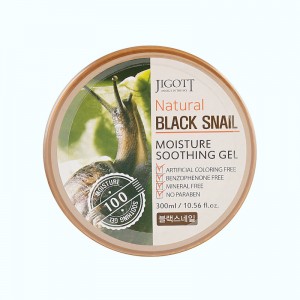 Придбати оптом Універсальний гель для шкіри СЛИМАК Natural BLACK SNAIL Moisture Soothing Gel, JIGOTT - 300 мл