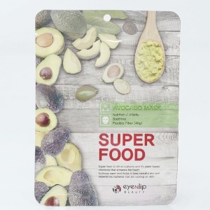 Придбати оптом Антивікова тканинна маска для обличчя з авокадо EYENLIP SUPER FOOD AVOCADO MASK - 23 мл