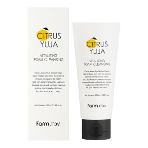 купити Пінка для вмивання з екстрактом юдзу Citrus Yuja Vitalizing Foam Cleansing, FarmStay - 100 мл
