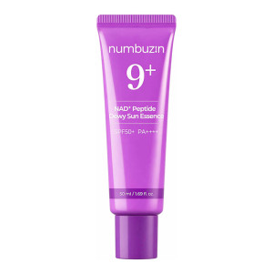 купити Есенція сонцезахисна для обличчя No.9 NAD+ Peptides Dewy Sun Essence, NUMBUZIN - 50 мл