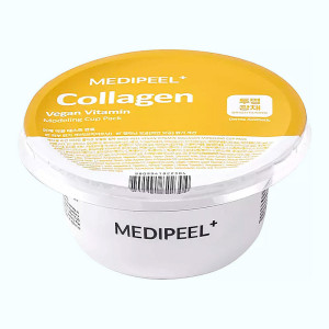 Придбати оптом Освітлювальна маска для обличчя Medi-Peel Vegan Vitamin Collagen Modeling Cup Pack - 28 г