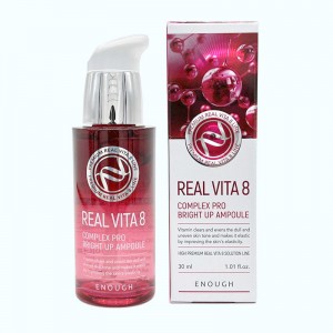 Сироватка для обличчя Вітаміни Real Vita 8 Complex Pro Bright Up Ampoule, ENOUGH - 30 мл
