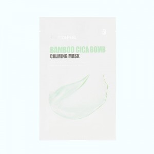 Заспокійлива тканинна маска для подразниної, проблемної шкіри обличчя MEDI-PEEL Bamboo Cica Bomb Calming Mask - 25 мл