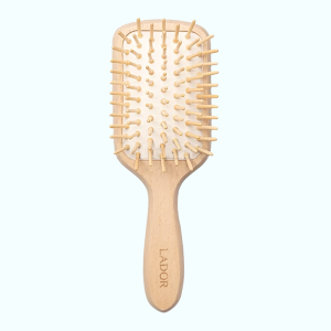 Дерев'яний гребінець для волосся Detangling Paddle Hair Brush Wood 19см*4,3см*6,8см, Lador- 1 шт