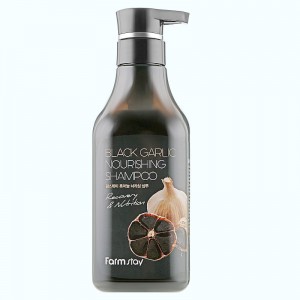 Фото Шампунь для волосся з чорним часником FARMSTAY BLACK GARLIC NOURISHING SHAMPOO - 530 мл