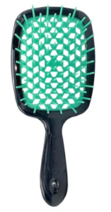 купити Гребінець SMALL SUPER BRUSH чорний з бірюзовим, Janeke