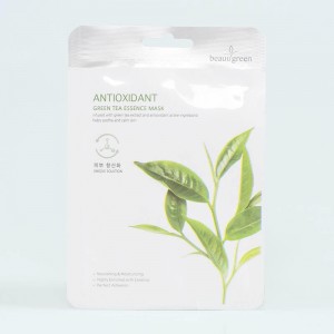 Придбати оптом Есенціальна маска для обличчя з зеленим чаєм Beauugreen Antioxidant Green Tea Essence Mask - 23 мл