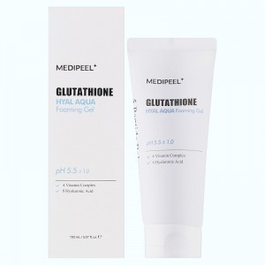 Гель для вмивання зволожуючий Glutathione Hyal Aqua Foaming Gel Cleanser, MEDI-PEEL - 150ml