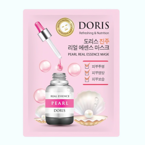 Придбати оптом Тканинна маска для обличчя ПЕРЛИ PEARL Real Essence Mask, DORIS - 25 мл