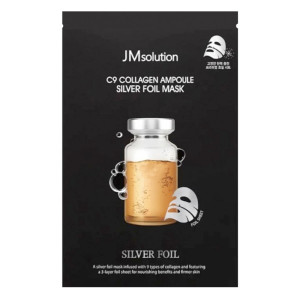 купити Тканинна маска з колагеном C9 Collagen Ampoule Silver Foil Mask, JMSOLUTION - 1 шт