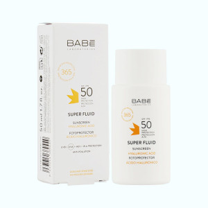 Сонцезахисний флюїд для всіх типів шкіри SPF 50, BABE - 50 мл