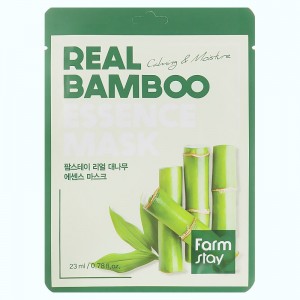 Придбати оптом Тканинна маска для обличчя з бамбуком FARMSTAY REAL BAMBOO ESSENCE MASK - 23 мл