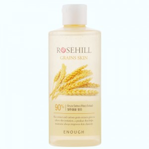 Тонер з рисом і центеллой азіатськой омолоджуючий Enough Rosehill Grains Skin 90% - 300 мл