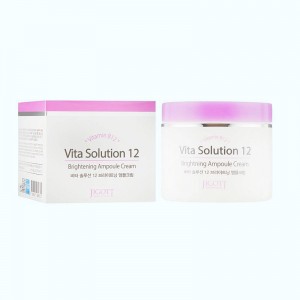 Крем для лица СИЯНИЕ Vita Solution 12 Brightening Ampoule Cream, JIGOTT - 100 мл