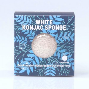 Придбати оптом Спонж конняку з каоліном (біла глина) TRIMAY White Konjac Sponge - 1 шт.