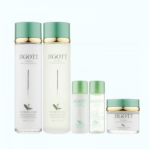 Придбати оптом ЗЕЛЕНИЙ ЧАЙ/НАБІР для догляду за обличчям WELL-BEING GREEN TEA SKIN CARE 3SET JIGOTT