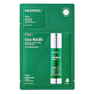 купити Набір двоетапний сироватка і маска з центеллою Medi-Peel Phyto Cica-nol B5 3000 Shot Serum 2 Step Mask, MEDI-PEEL - 1 шт