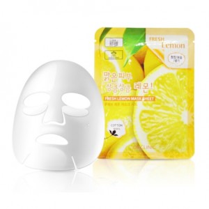 Придбати оптом Тканинна маска із екстрактом лимона 3W Clinic Fresh Lemon Mask Sheet - 23 мл*10 шт