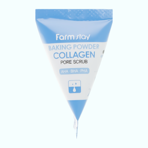 Придбати оптом Скраб для обличчя з содою та колагеном Collagen Baking Powder Pore Scrub, FarmStay - 1 шт*7 мл