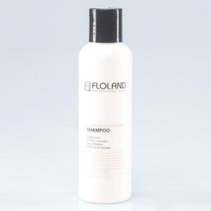 Фото Міні-версія кератинового шампуню для волосся FLOLAND Premium Silk Keratin Shampoo - 150 мл