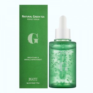 Сироватка для обличчя Зелений чай Natural Green Tea Perfect Serum, JIGOTT - 50 мл
