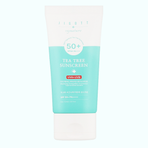 Сонцезахисний крем з екстрактом чайного дерева Signature Tea Tree Sunscreen SPF50+, JIGOTT - 70 мл