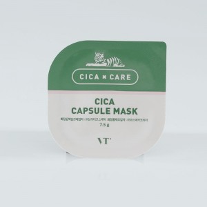 Фото Глиняна маска, що очищає для чутливої ​​шкіри обличчя VT Cosmetics CICA CAPSULE MASK - 7,5 г