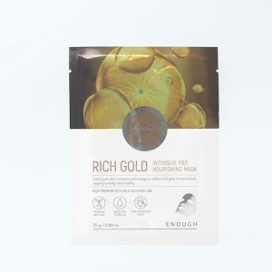 Придбати оптом Тканинна маска з золотом Enough Rich Gold Intensive Pro Nourishing Mask - 25 мл