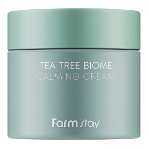 купити Крем заспокійливий з екстрактом чайного дерева Tea Tree Biome Calming Cream, FarmStay - 80 мл