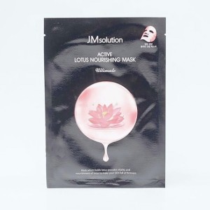 Фото Тканинна маска з лотосом та вітамінами JMSOLUTION ACTIVE LOTUS NOURISHING MASK ULTIMATE - 30 мл(EXP 03.09.23)