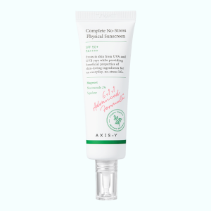 Придбати оптом Сонцезахисний легкий мінеральний крем Complete No-Stress Physical Sunscreen V. 3 SPF50+, AXIS-Y - 50 мл