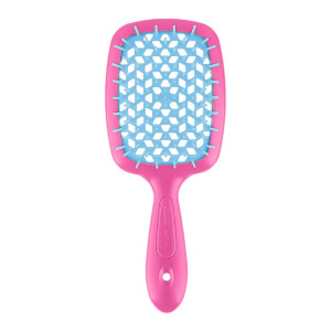 купити Гребінець SUPER BRUSH малинова з синім, Janeke