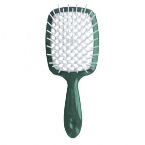 купити Гребінець SMALL SUPER BRUSH смарагдовий з білим, Janeke